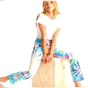 MOTHER Tie Dye The Tripper Denim sz 26